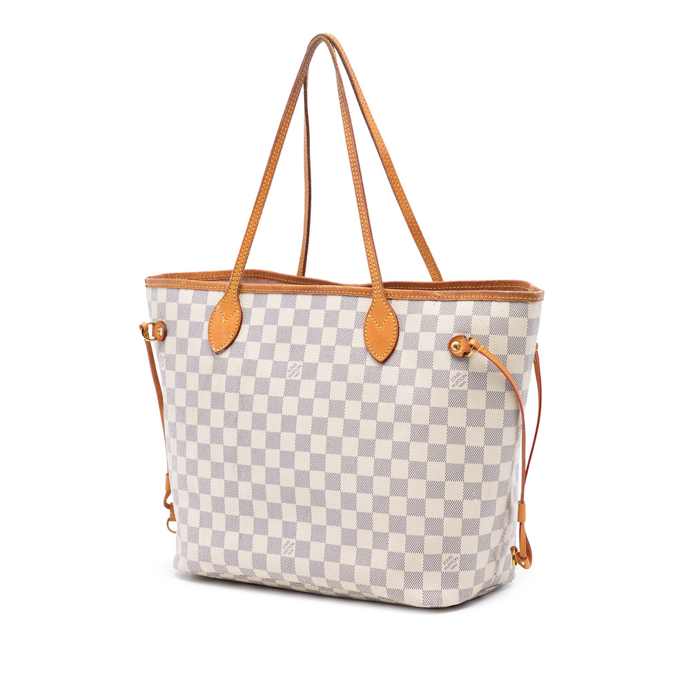 Pre-Loved Louis Vuitton Damier Azur Neverfull MM - Picture 2 of 7